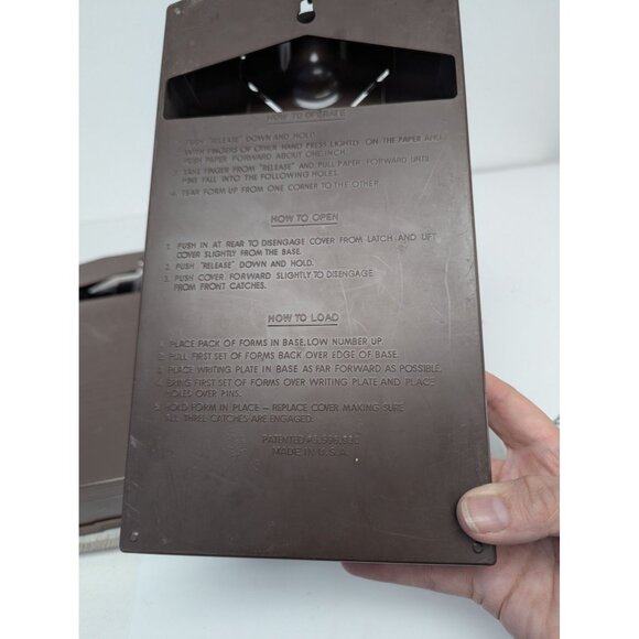 Rapidforms Set of 2 Portable Clipboard Storage Plastic Case for Forms - Picture 6 of 6